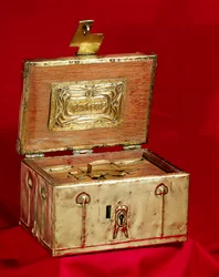 Ékszerdoboz, 1900 körül (fém)